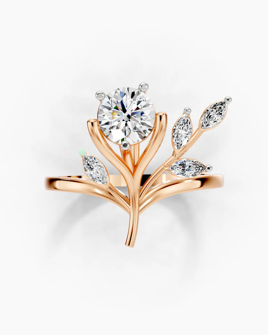 Nature’s Embrace Leaf Women Ring