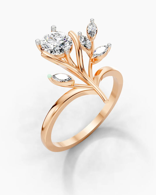 Nature’s Embrace Leaf Women Ring