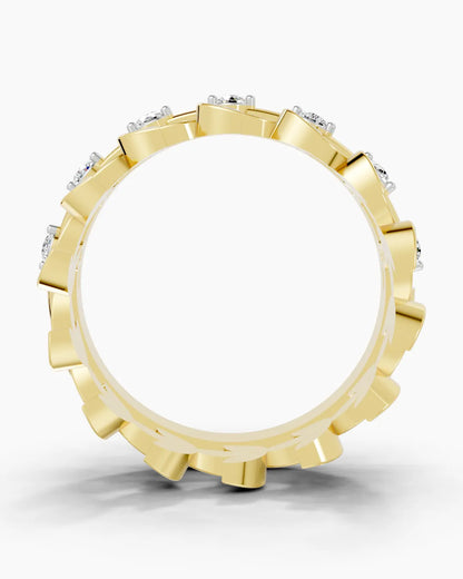 Lush Petal Leaf  Women Ring
