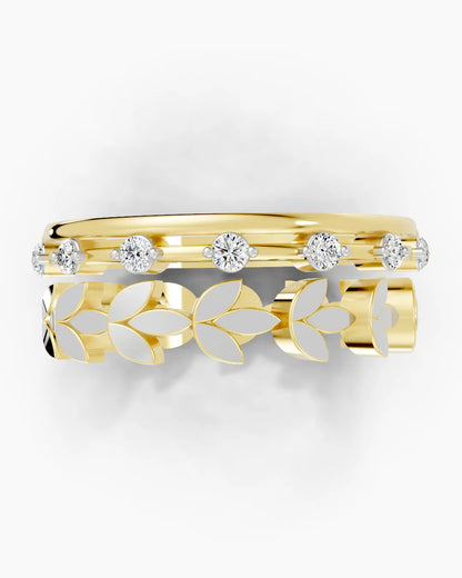 Lush Petal Leaf  Women Ring