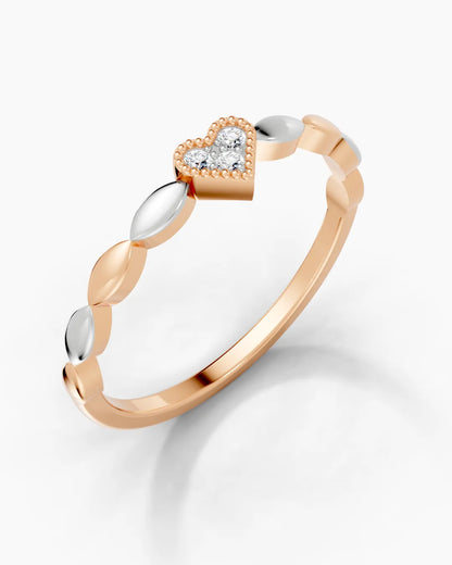 Trinity Heart Women Ring