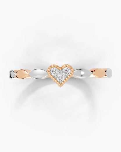 Trinity Heart Women Ring