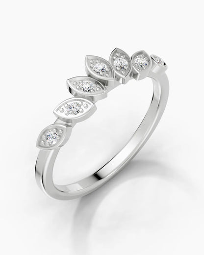 Flora Shine Leaf Women Ring