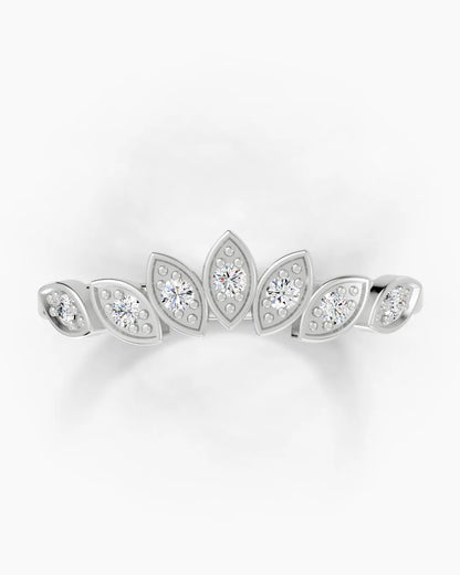 Flora Shine Leaf Women Ring