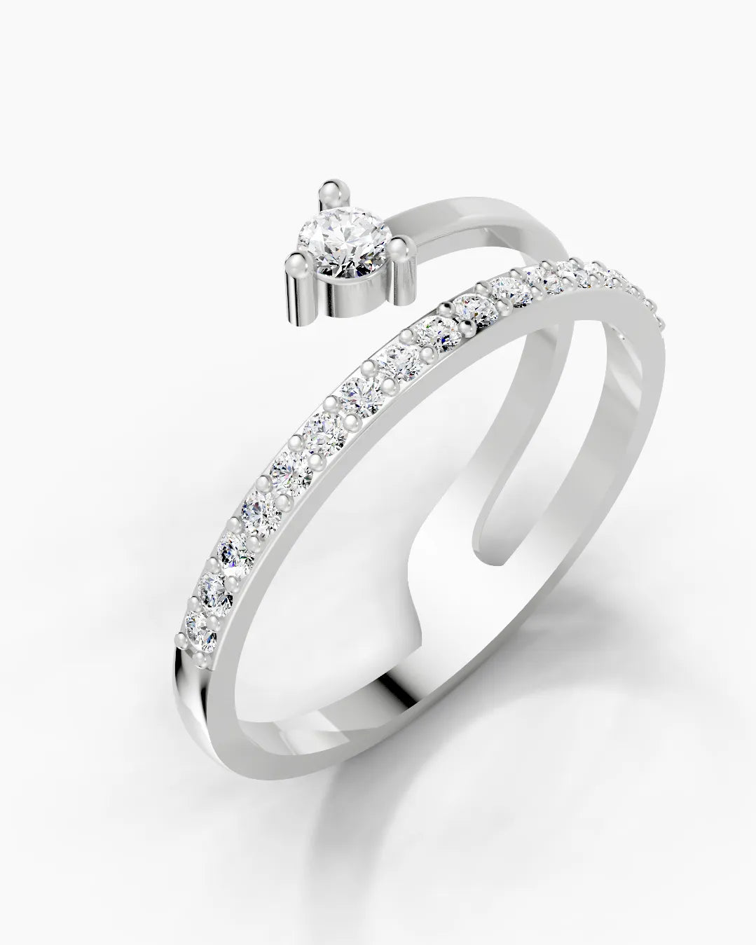 Divine Dual Spark Women Ring