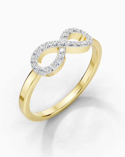 Aurora Infinity Loop Women Ring