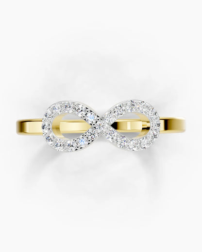 Aurora Infinity Loop Women Ring