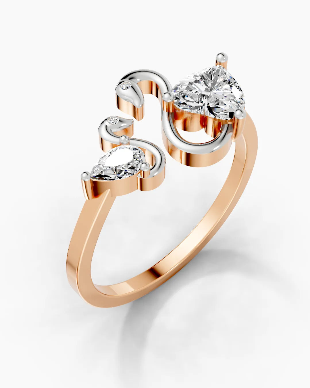 Majestic Swan Women Ring