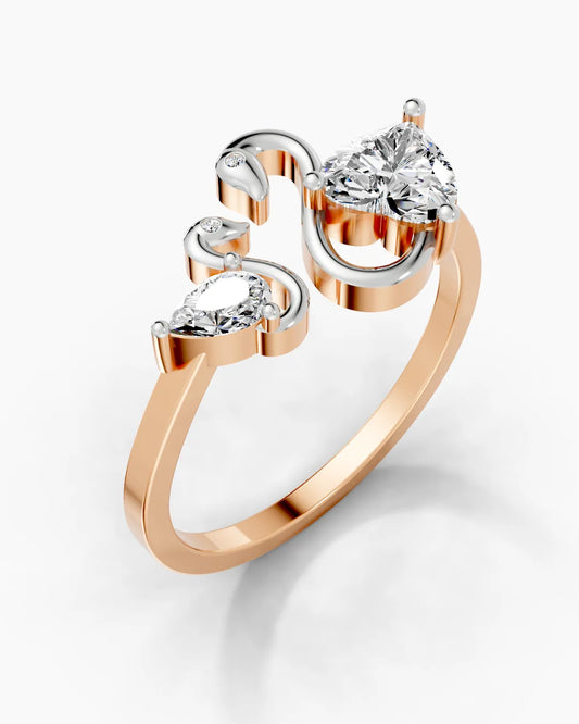 Majestic Swan Women Ring