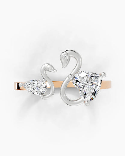 Majestic Swan Women Ring