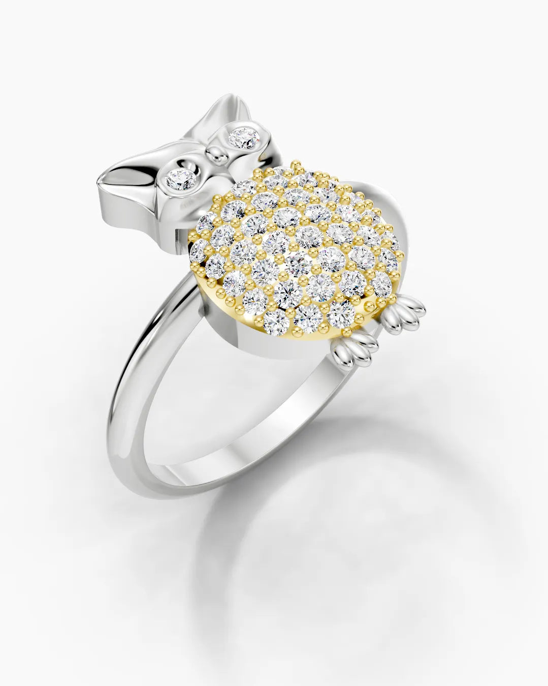 Twilight Soul Owl Women Ring