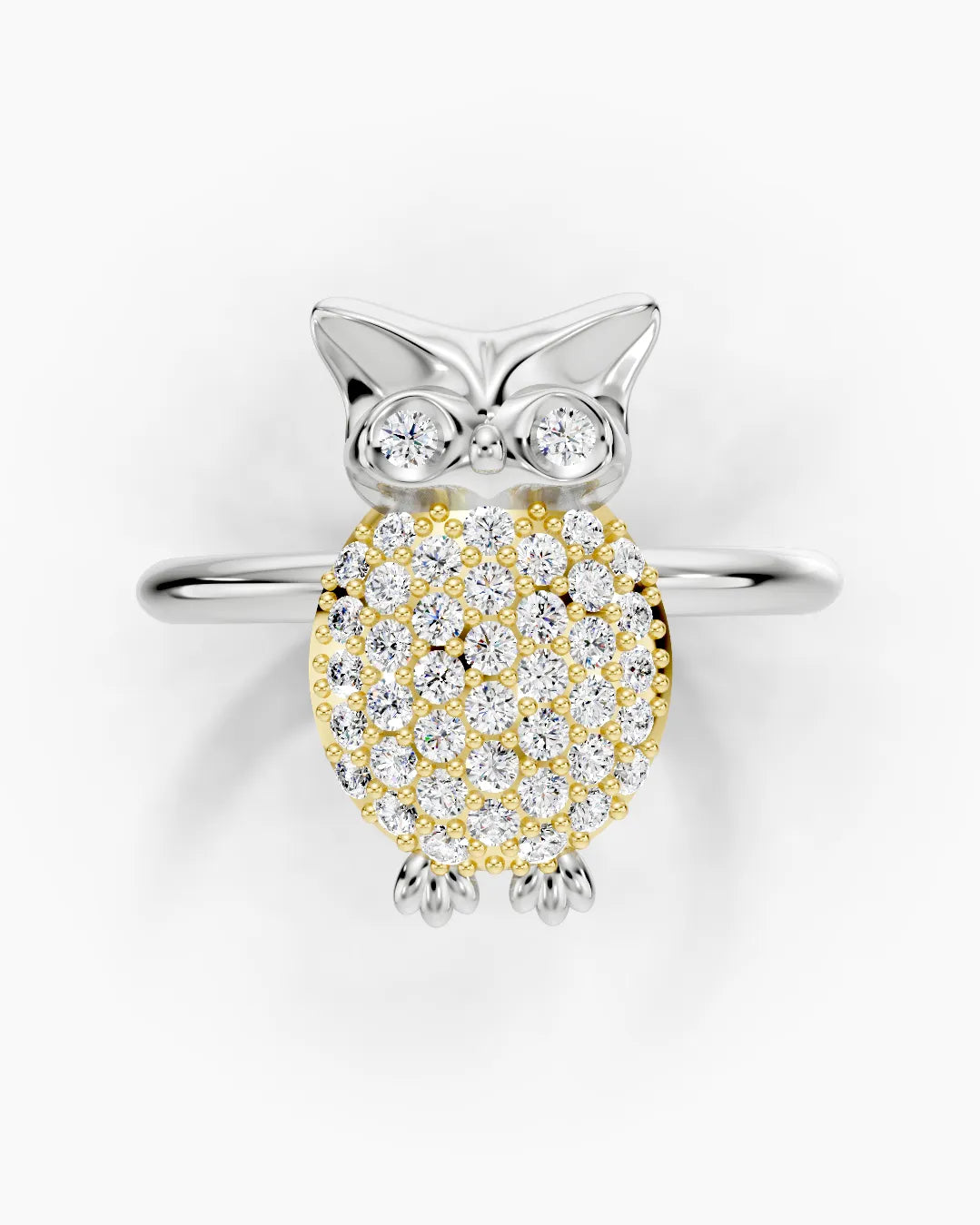 Twilight Soul Owl Women Ring