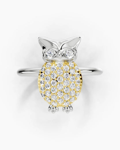 Twilight Soul Owl Women Ring