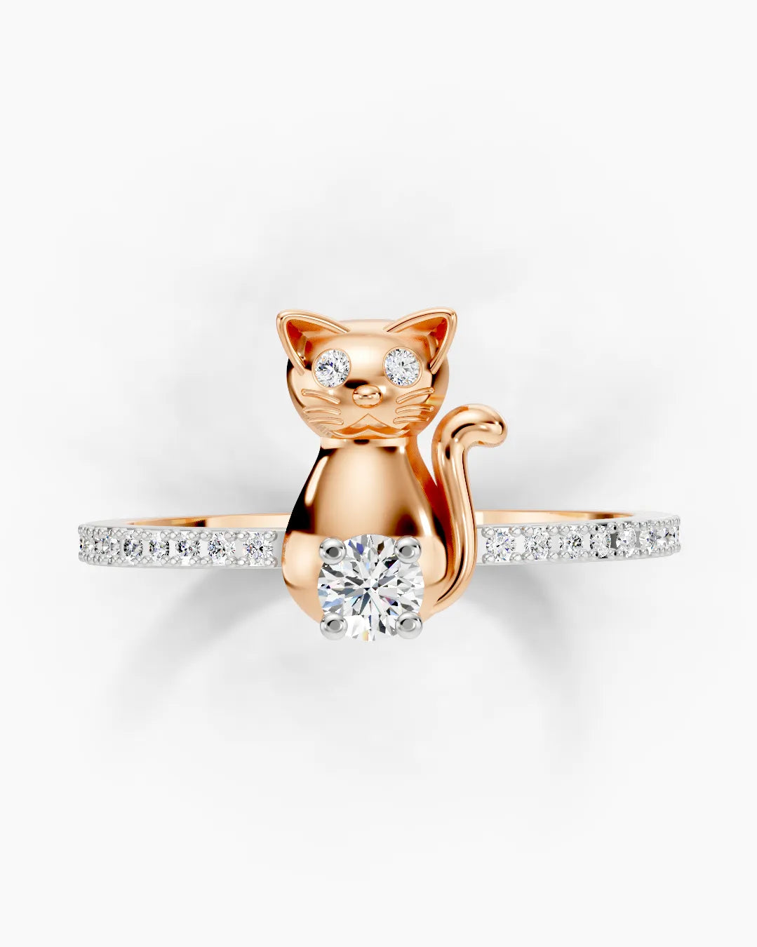 Playful Kitty Women Ring