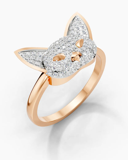 Whispering Whiskers Women Ring