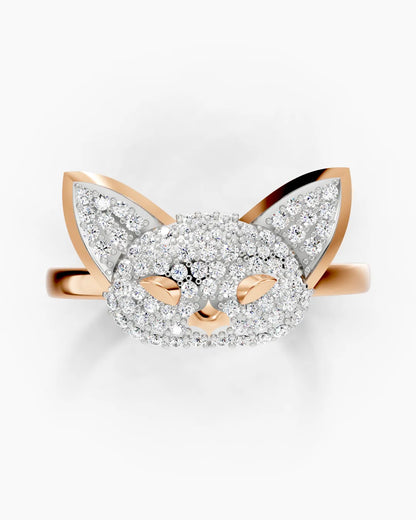 Whispering Whiskers Women Ring