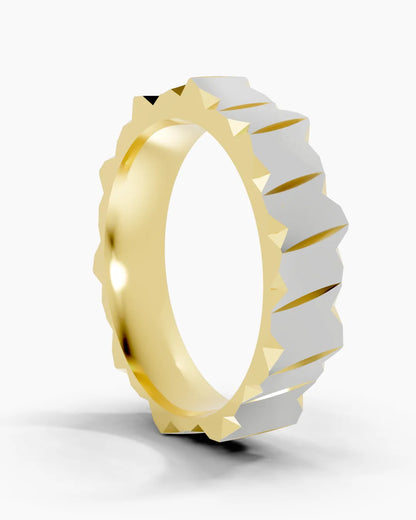 Urban Stone Textured Men Ring
