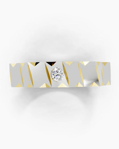 Urban Stone Textured Men Ring