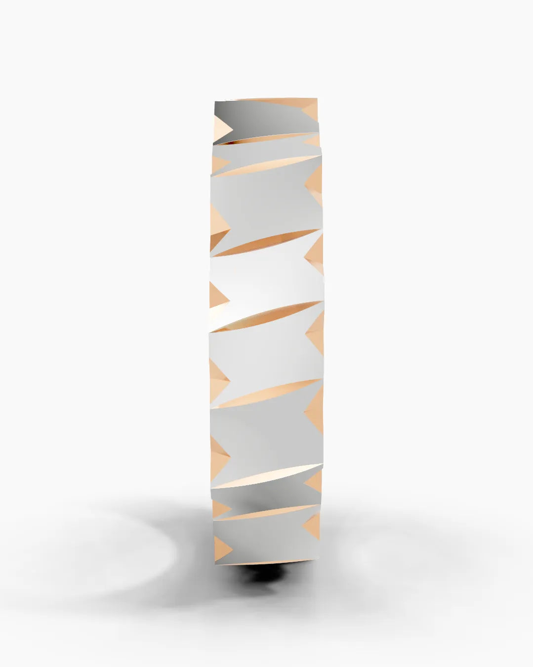 Solo Peak Textured Men Ring
