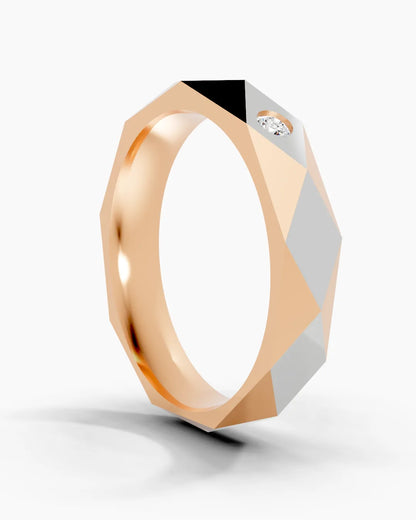 Midnight Stone Men Ring