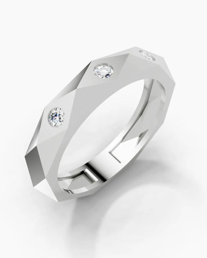 Prime Edge Diamond Men Ring