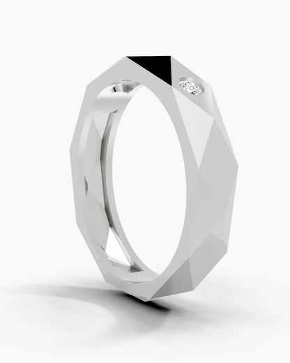 Prime Edge Diamond Men Ring