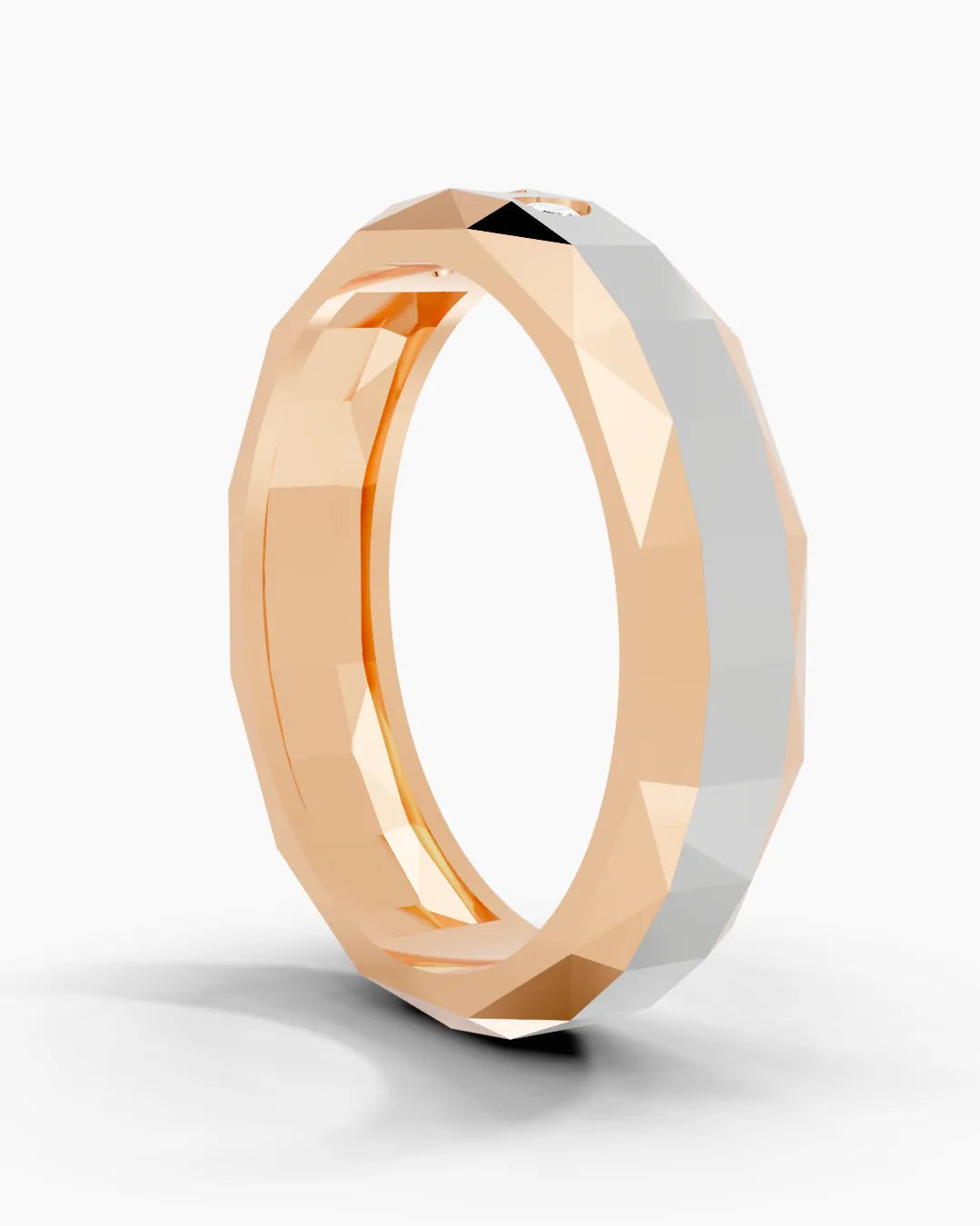 Steel Crown Diamond Men Ring