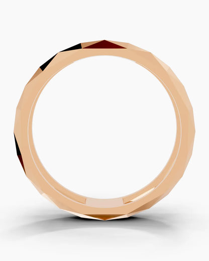 Steel Crown Diamond Men Ring