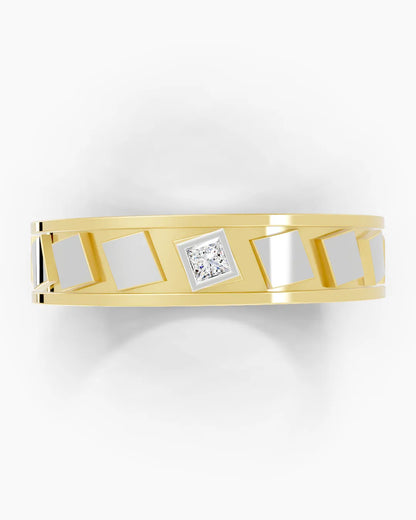 Arctic Line Diamond Men Ring