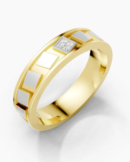 Sterling Core Diamond Men Ring