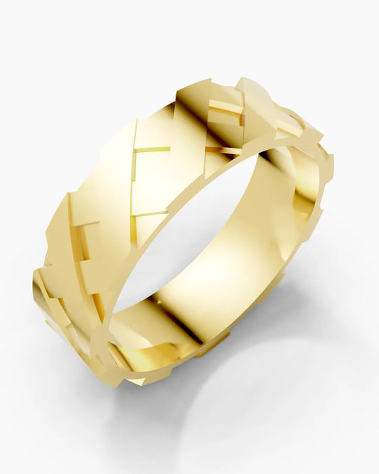 Hammerline Diamond Men Ring
