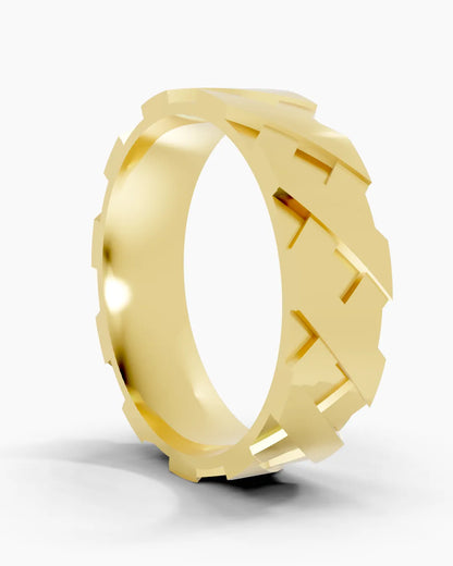 Hammerline Diamond Men Ring