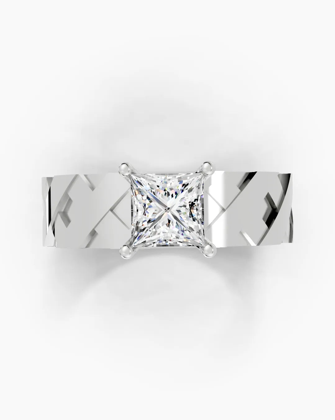 Carbon Matte Men Ring