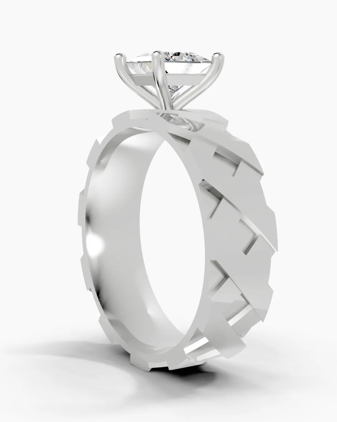 Carbon Matte Men Ring