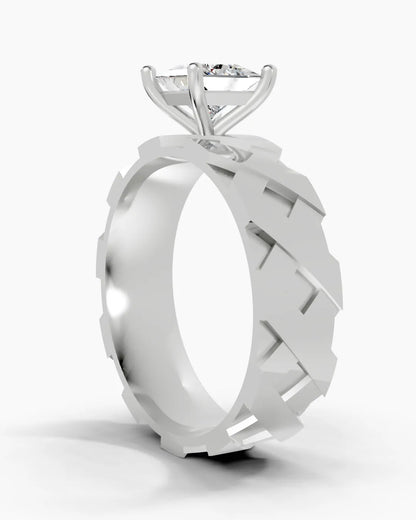 Carbon Matte Men Ring