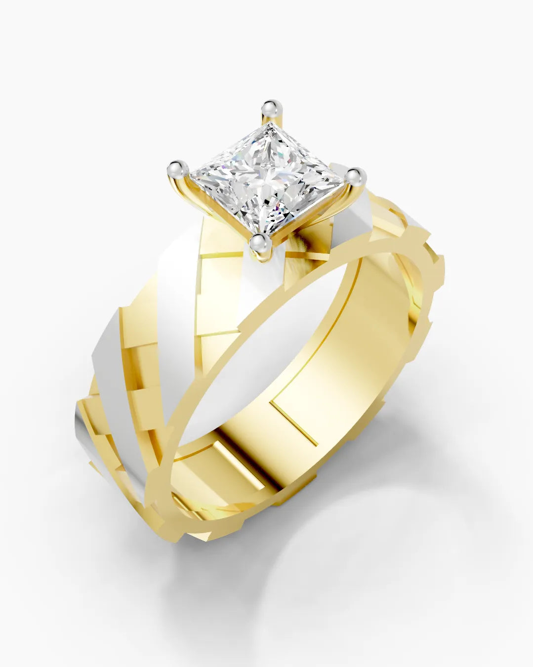 Urban Grid Men Ring