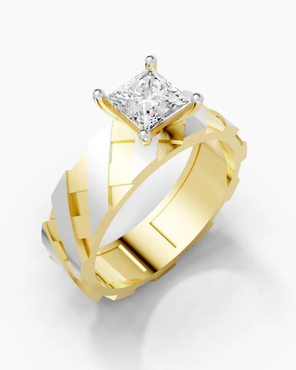 Urban Grid Men Ring