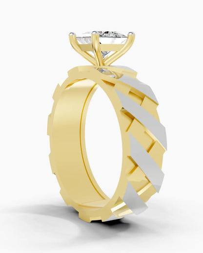 Urban Grid Men Ring