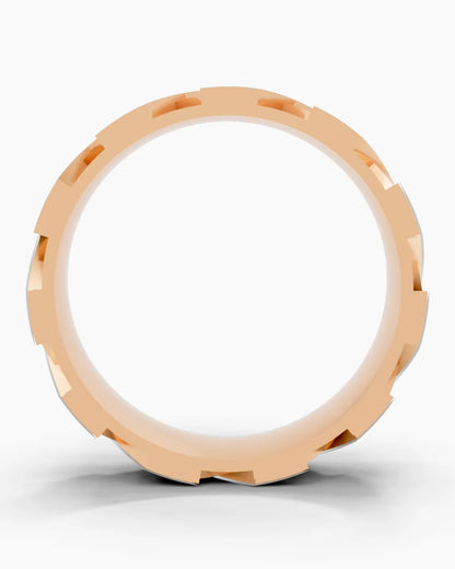 CrossGrid Diamond Men Ring