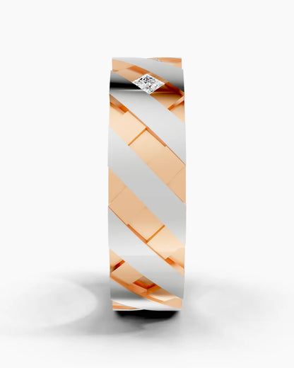 CrossGrid Diamond Men Ring