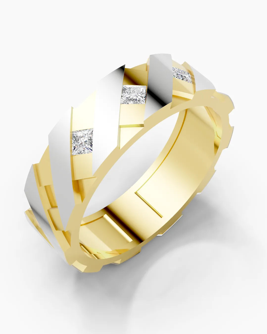 Prestige Grid Men Ring