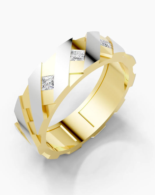 Prestige Grid Men Ring
