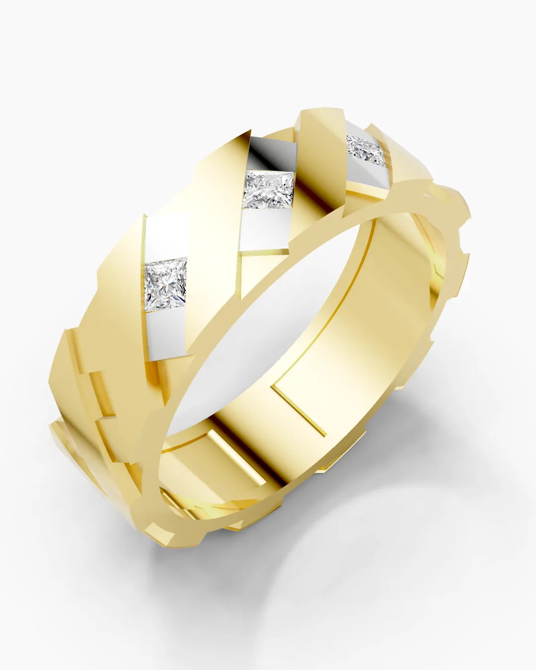Prestige Grid Men Ring
