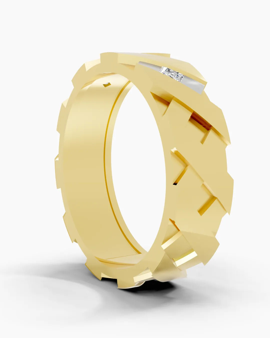 Prestige Grid Men Ring