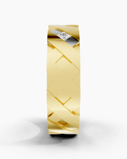 Prestige Grid Men Ring