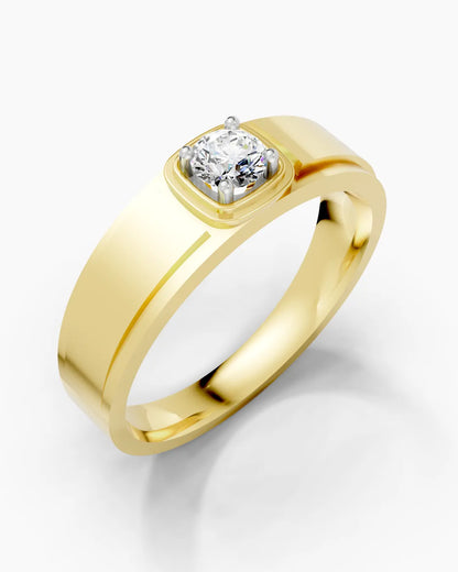 Pure Line Diamond Men Ring