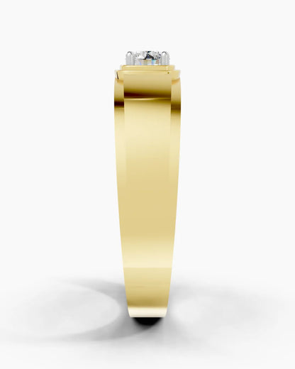 Pure Line Diamond Men Ring