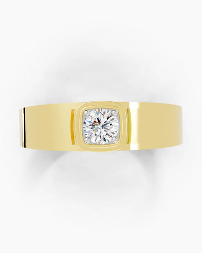 Pure Line Diamond Men Ring