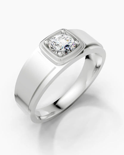 Gentle Edge Diamond Men Ring