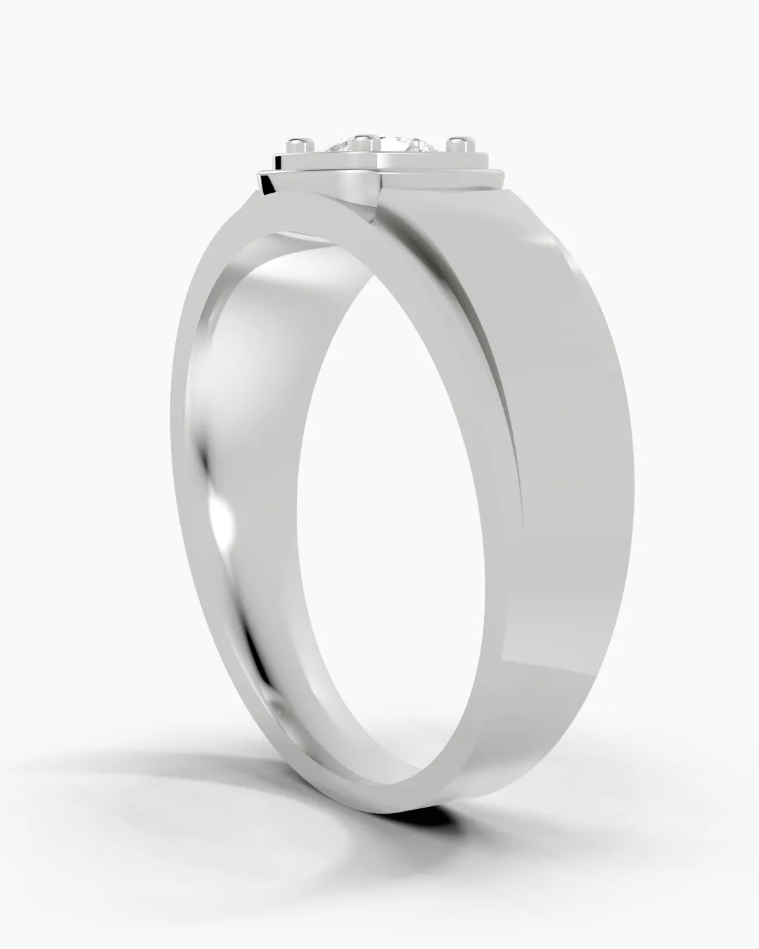 Gentle Edge Diamond Men Ring